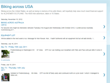 Tablet Screenshot of bikingacrossusa.blogspot.com