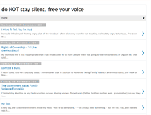 Tablet Screenshot of donotstaysilent.blogspot.com