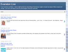 Tablet Screenshot of evanstonlive.blogspot.com