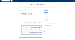 Desktop Screenshot of ana2matematicas.blogspot.com