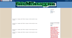 Desktop Screenshot of gifsmensagem.blogspot.com