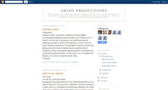 Desktop Screenshot of griotproductions.blogspot.com