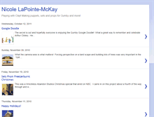 Tablet Screenshot of nicolelapointe-mckay.blogspot.com