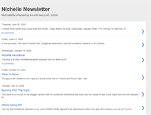Tablet Screenshot of nichellenewsletter.blogspot.com
