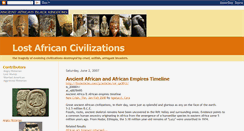 Desktop Screenshot of lost-african-civilizations.blogspot.com