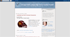 Desktop Screenshot of chicagopublicleaguehighschoolfootball.blogspot.com