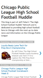 Mobile Screenshot of chicagopublicleaguehighschoolfootball.blogspot.com