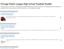 Tablet Screenshot of chicagopublicleaguehighschoolfootball.blogspot.com