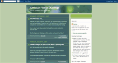 Desktop Screenshot of christianfictionchallenge.blogspot.com