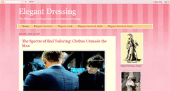 Desktop Screenshot of elegantdressing.blogspot.com