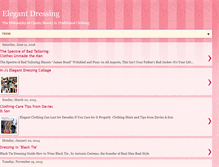 Tablet Screenshot of elegantdressing.blogspot.com