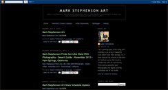 Desktop Screenshot of markstephensonart.blogspot.com