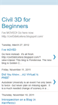 Mobile Screenshot of civil3dnovice.blogspot.com