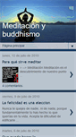 Mobile Screenshot of meditacionbuddhismo.blogspot.com