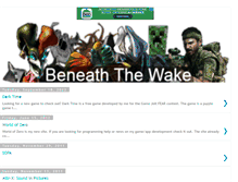 Tablet Screenshot of beneaththewake.blogspot.com