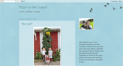 Desktop Screenshot of missiontonewzealand.blogspot.com
