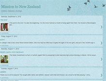 Tablet Screenshot of missiontonewzealand.blogspot.com