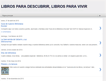 Tablet Screenshot of librosparadescubriryvivir.blogspot.com