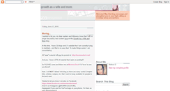 Desktop Screenshot of growthasawifeandmom.blogspot.com