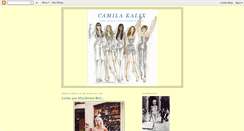 Desktop Screenshot of camilakalix.blogspot.com