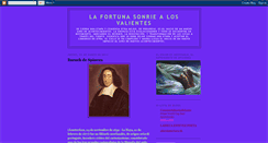 Desktop Screenshot of lafortunasonriealosvalientes2.blogspot.com