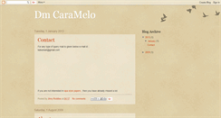 Desktop Screenshot of dmcaramelo.blogspot.com