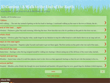 Tablet Screenshot of elcaminowalk.blogspot.com