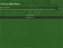Tablet Screenshot of mllewarn.blogspot.com