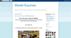 Desktop Screenshot of modelequines.blogspot.com
