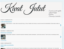 Tablet Screenshot of kivatjutut.blogspot.com