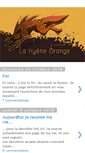 Mobile Screenshot of la-hyene-orange.blogspot.com