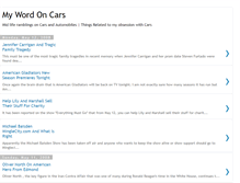 Tablet Screenshot of mywordoncars.blogspot.com