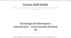 Desktop Screenshot of cursoseadgratis.blogspot.com