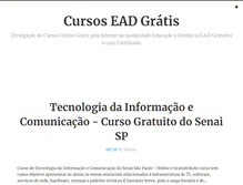 Tablet Screenshot of cursoseadgratis.blogspot.com