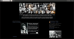 Desktop Screenshot of entrepoesiaymusica.blogspot.com