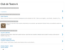 Tablet Screenshot of clubdeteatro6.blogspot.com