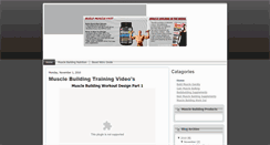 Desktop Screenshot of bulk-muscle-building.blogspot.com