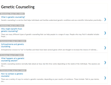 Tablet Screenshot of geneticcounseling.blogspot.com