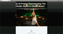 Desktop Screenshot of dj-dproject.blogspot.com