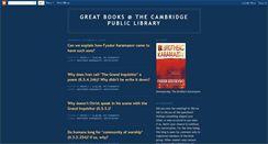 Desktop Screenshot of cambridgegreatbooks.blogspot.com