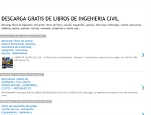Tablet Screenshot of librosingenieriacivil.blogspot.com