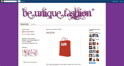 Desktop Screenshot of beuniquefashion.blogspot.com