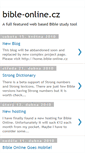 Mobile Screenshot of bible-online-cz.blogspot.com