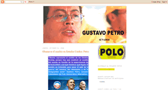 Desktop Screenshot of gustavopetro.blogspot.com