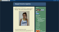 Desktop Screenshot of basquetfemeninoargentina.blogspot.com