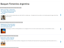 Tablet Screenshot of basquetfemeninoargentina.blogspot.com