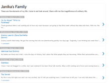 Tablet Screenshot of janikasfam.blogspot.com