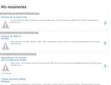 Tablet Screenshot of losresumenesdeleonor.blogspot.com