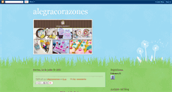 Desktop Screenshot of alegracorazones-alegracorazones.blogspot.com