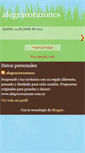 Mobile Screenshot of alegracorazones-alegracorazones.blogspot.com